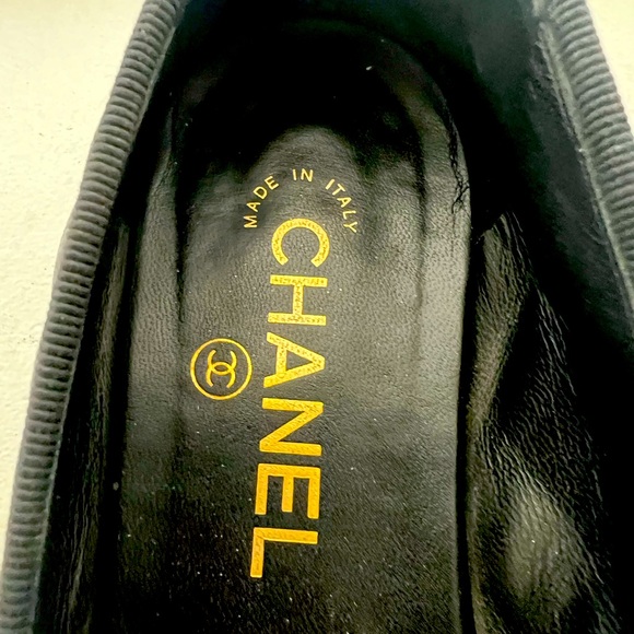 Chanel ballet flat size 38C caviar leather - Picture 7 of 8